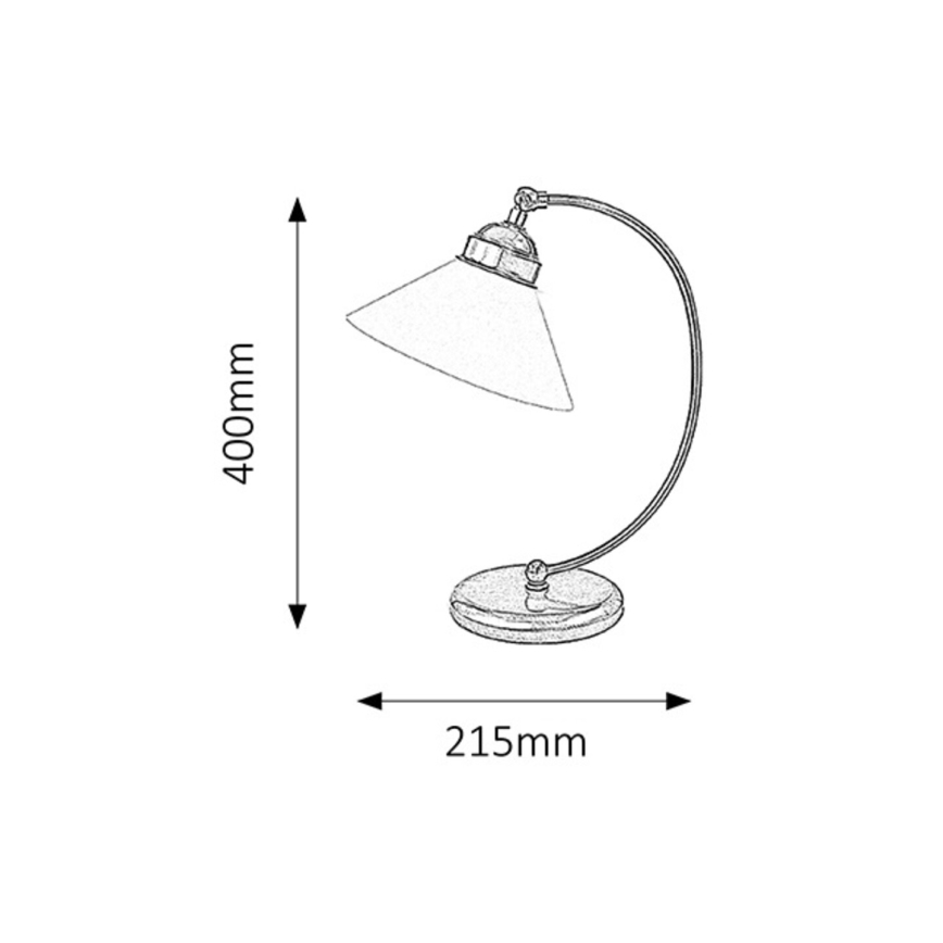Rabalux - Stolní lampa 1xE27/60W/230V
