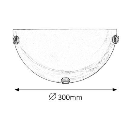 Rabalux - Nástěnné svítidlo 1xE27/60W/230V alabastrové sklo