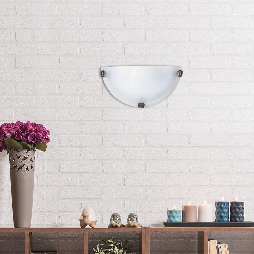 Rabalux - Nástěnné svítidlo 1xE27/60W/230V alabastrové sklo