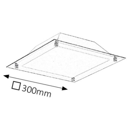 Rabalux - LED Stropní svítidlo LARS 1xLED/12W/230V