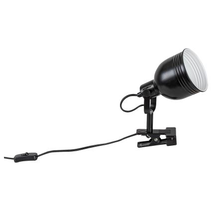 Rabalux - Lampa s klipem 1xE14/25W/230V černá