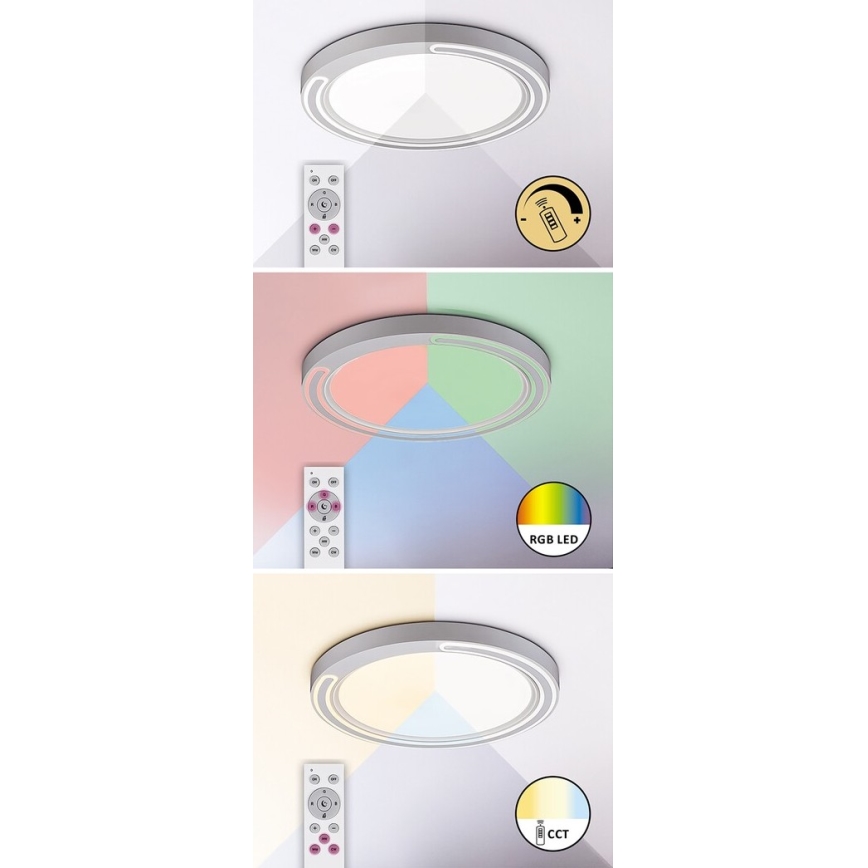 Rabalux - LED RGB Stmívatelné svítidlo LED/40W/230V 2700-6500 Wi-Fi pr. 50 cm + Do