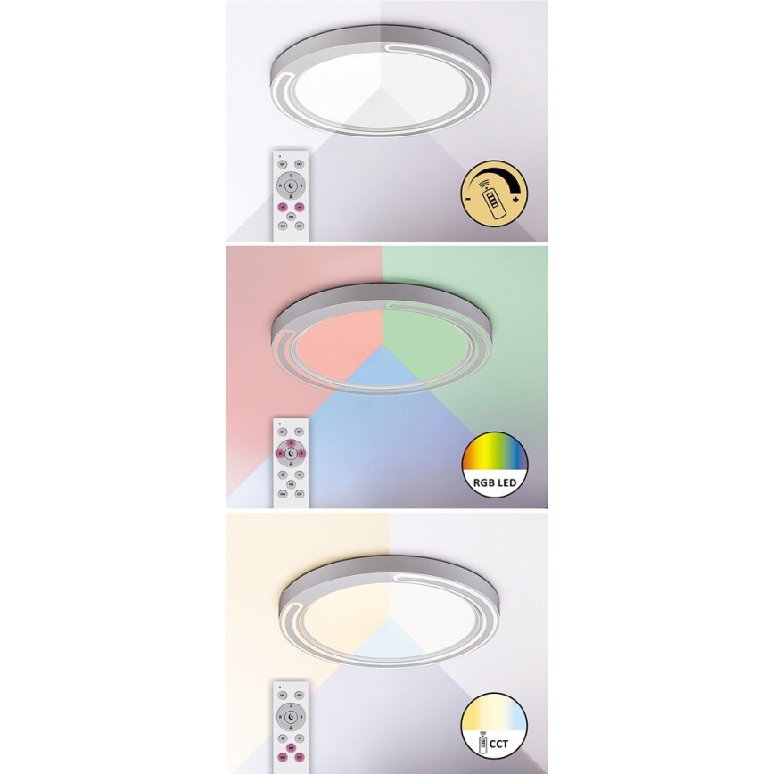 Rabalux - LED RGB Stmívatelné svítidlo LED/40W/230V 2700-6500 Wi-Fi pr. 50 cm + Do