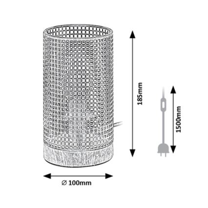 Rabalux - Stolní lampa 1xE14/25W/230V