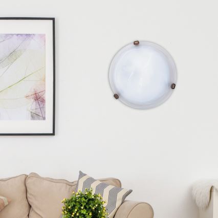 Rabalux - Stropní svítidlo 1xE27/60W/230V alabastrové sklo