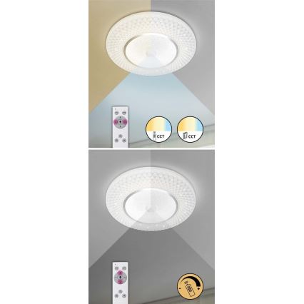 Rabalux - LED Stmívatelné stropní svítidlo LED/72W/230V 3000-6500K + dálkové ovládání