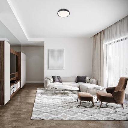 Rabalux - LED Stropní svítidlo LED/36W/230V pr. 40 cm černá