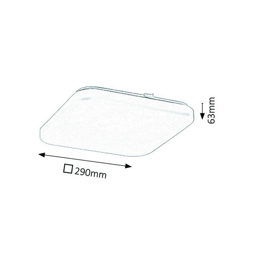 Rabalux - LED Stropní svítidlo LED/20W/230V 29x29 cm