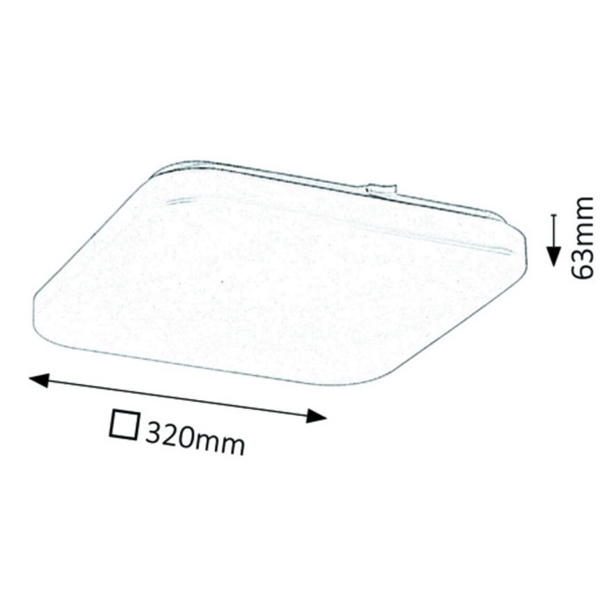Rabalux - LED Stropní svítidlo LED/32W/230V 32x32 cm