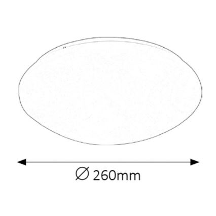 Rabalux - LED koupelnové stropní svítidlo LED/12W/230V IP44