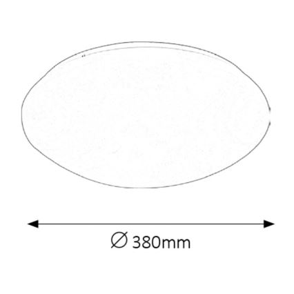 Rabalux - LED Koupelnové stropní svítidlo LED/24W/230V IP44