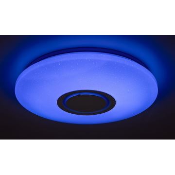 Rabalux - LED RGB Stmívatelné stropní svítidlo s reproduktorem LED/24W/230V Wi-Fi + dálkové ovládání