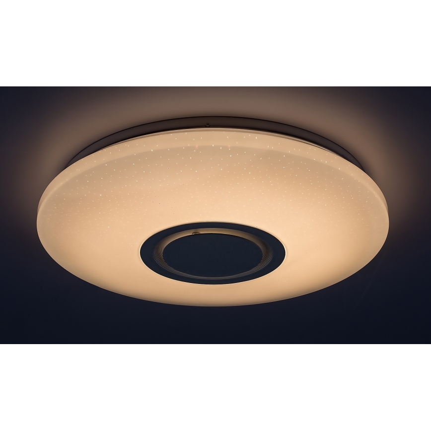 Rabalux - LED RGB Stmívatelné stropní svítidlo s reproduktorem LED/24W/230V Wi-Fi Tuya + dálkové ovládání