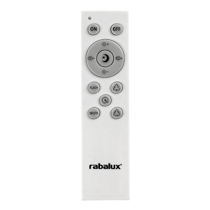 Rabalux - LED RGB Stmívatelné stropní svítidlo s reproduktorem LED/24W/230V Wi-Fi Tuya + dálkové ovládání