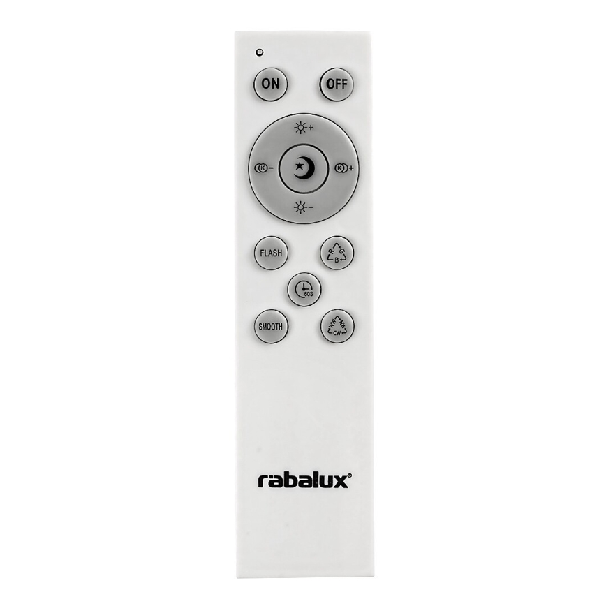 Rabalux - LED RGB Stmívatelné stropní svítidlo s reproduktorem LED/24W/230V Wi-Fi Tuya + dálkové ovládání