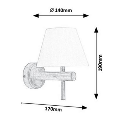 Rabalux - LED Koupelnové nástěnné svítidlo LED/6W/230V IP44