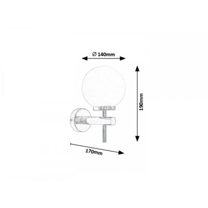 Rabalux - LED Koupelnové nástěnné svítidlo LED/6W/230V IP44