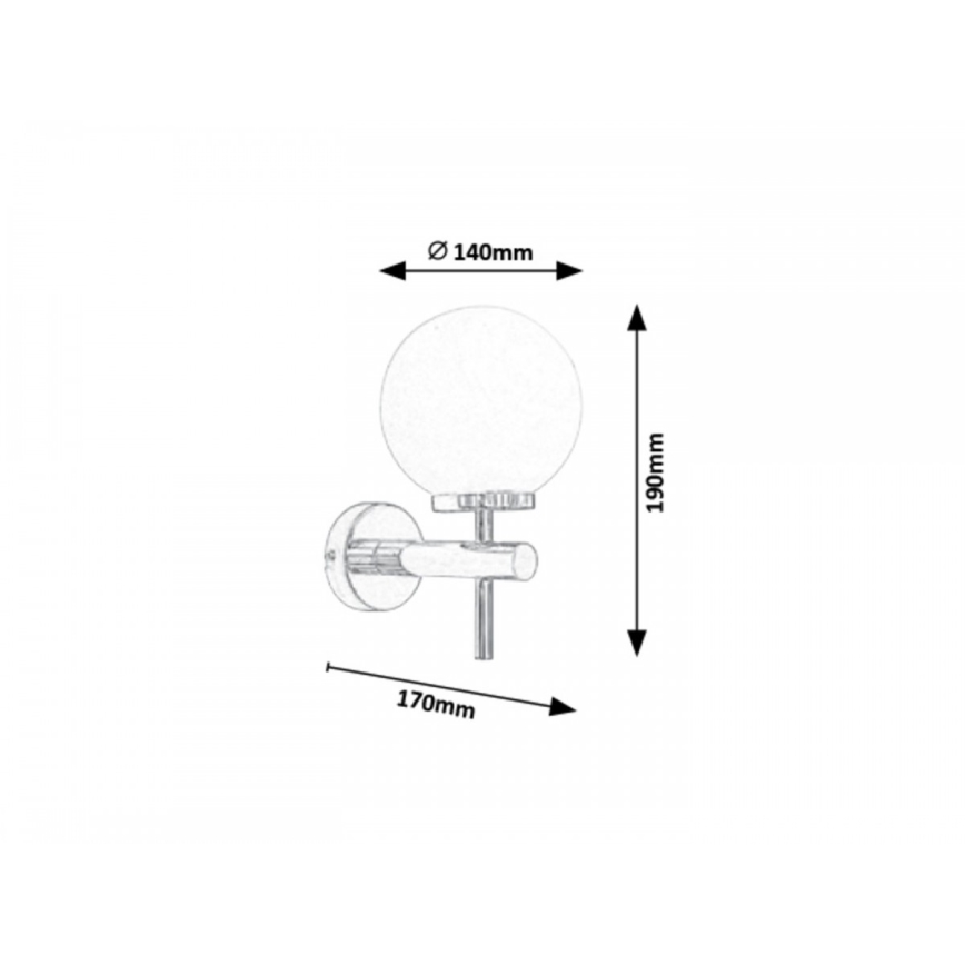 Rabalux - LED Koupelnové nástěnné svítidlo LED/6W/230V IP44