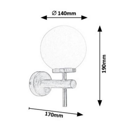 Rabalux - LED Koupelnové nástěnné svítidlo LED/6W/230V IP44