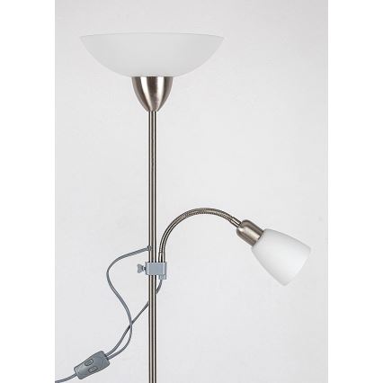 Rabalux - Stojací lampa 1xE27/60W+E14/40W