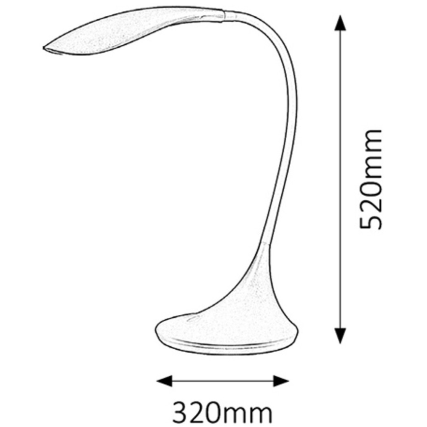 Rabalux - LED Stmívatelná lampa LED/4,5W/230V