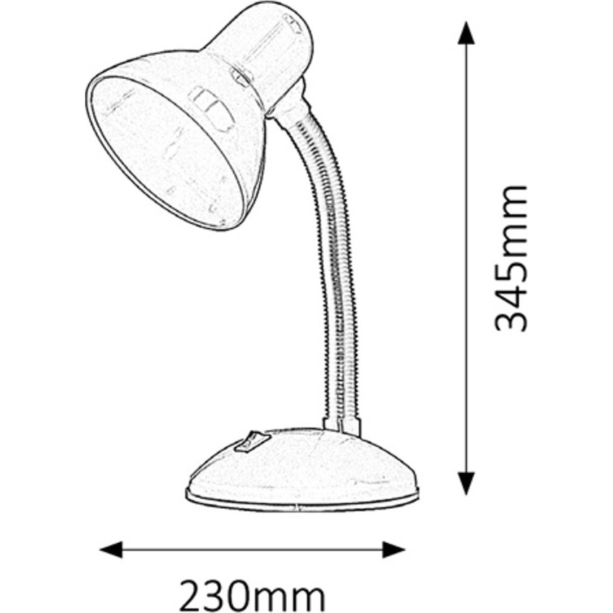 Rabalux - Stolní lampa 1xE27/40W/230V
