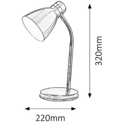 Rabalux - Stolní lampa 1xE14/40W/230V