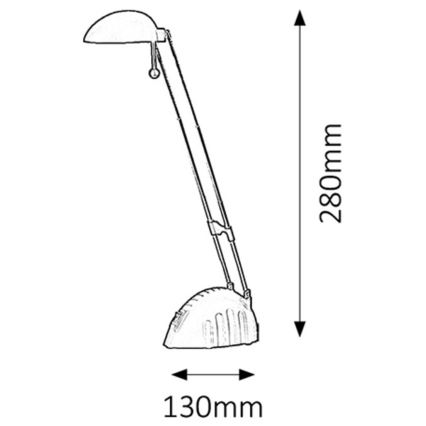 Rabalux - LED Stolní lampa 1xLED/5W/230V