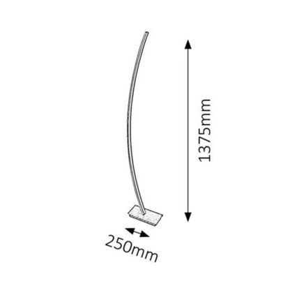 Rabalux - LED stojací lampa 1xLED/26W/230V