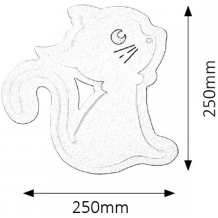 Rabalux - LED Dětské nástěnné svítidlo BABETTE LED/12W/230V bílá
