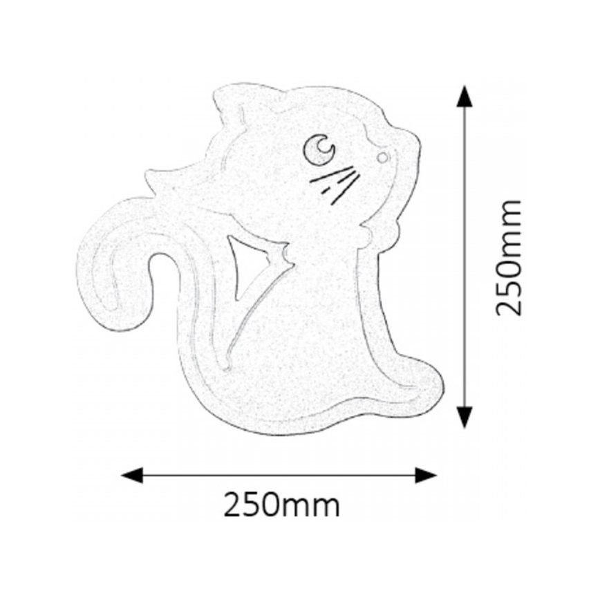 Rabalux - LED Dětské nástěnné svítidlo BABETTE LED/12W/230V bílá