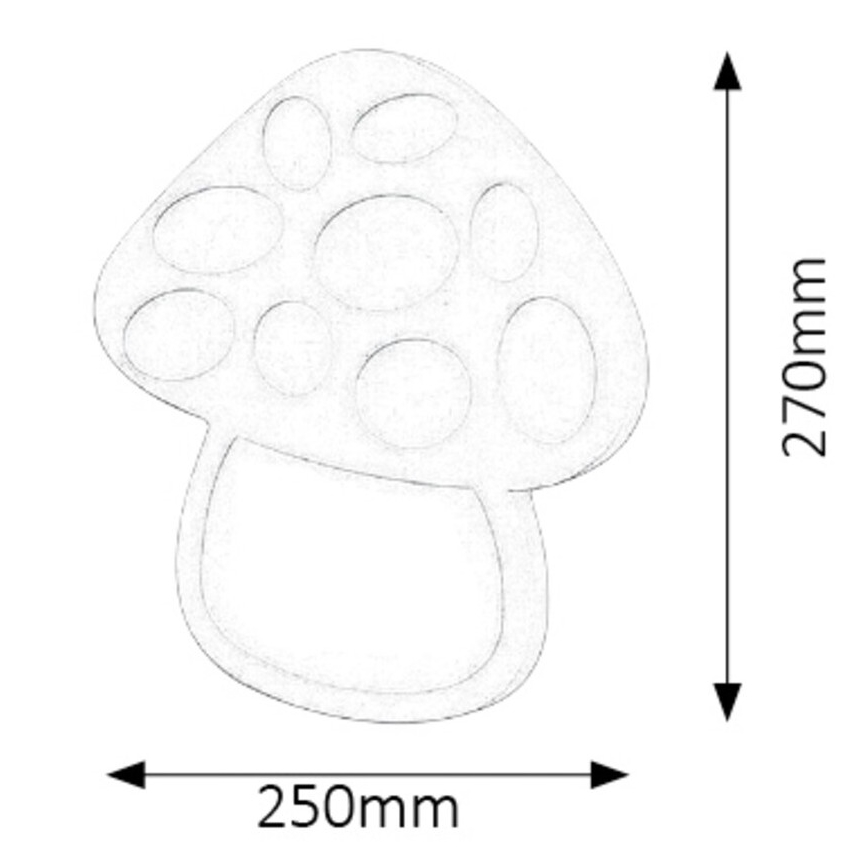 Rabalux - LED Dětské nástěnné svítidlo BABETTE LED/18W/230V bílá