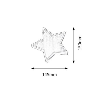 Rabalux - LED Dětská stolní lampička 1xLED/0,5W/3xAAA