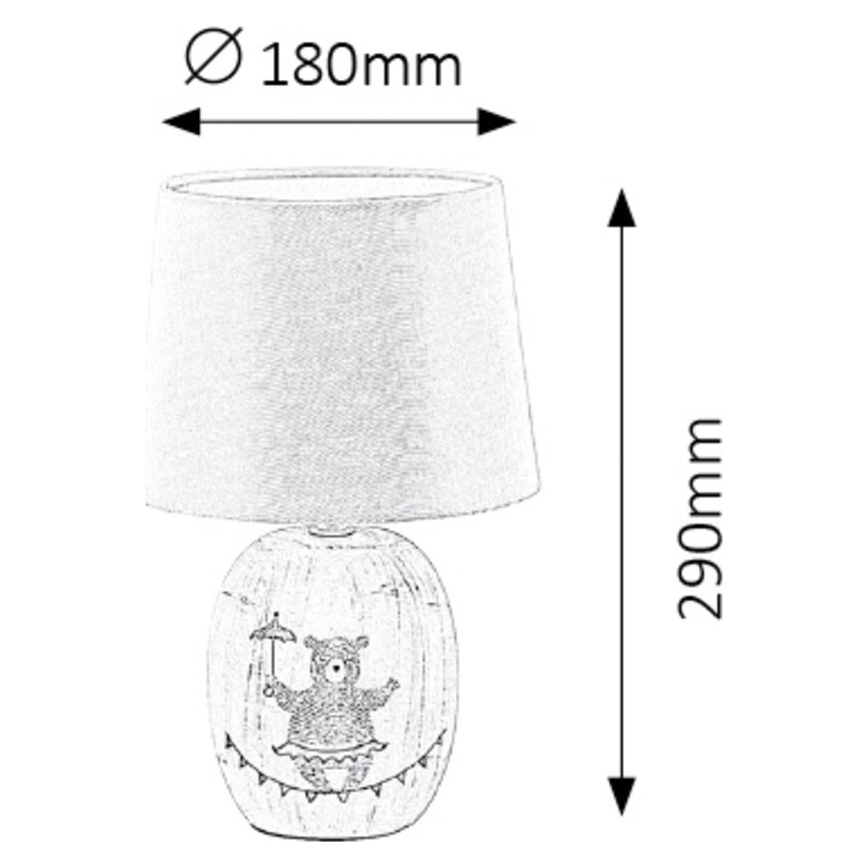 Rabalux - Dětská stolní lampa 1xE14/40W/230V