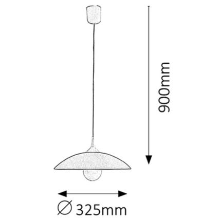 Rabalux - Lustr 1xE27/60W/230V