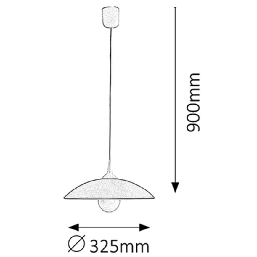 Rabalux - Lustr 1xE27/60W/230V