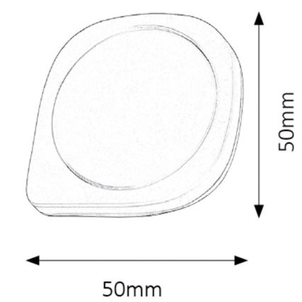 Rabalux - LED svítidlo se senzorem LED/0,5W/230V 2700K bílá