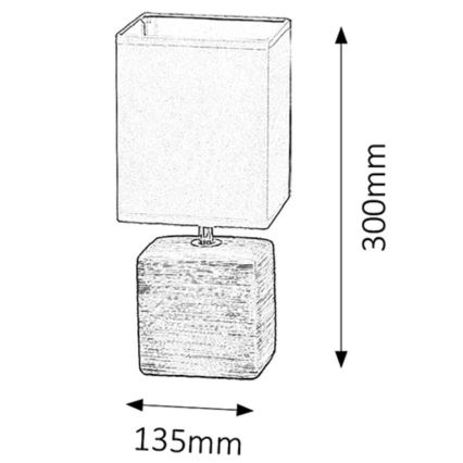 Rabalux - Stolní lampa 1xE14/40W/230V