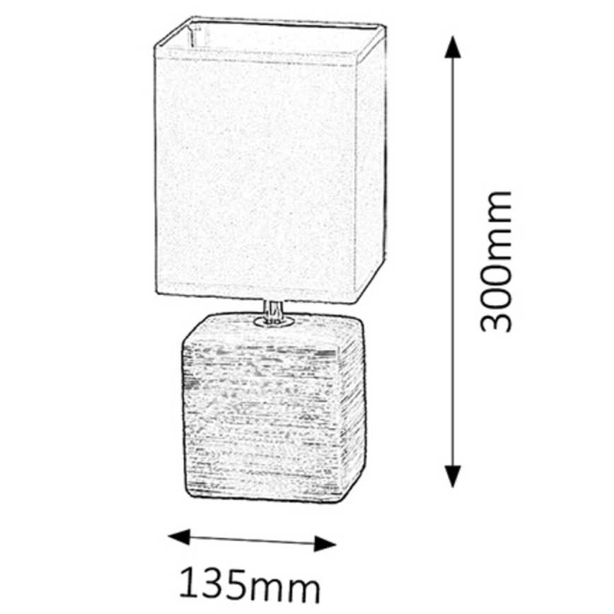Rabalux - Stolní lampa 1xE14/40W/230V