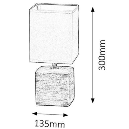 Rabalux - Stolní lampa 1xE14/40W/230V