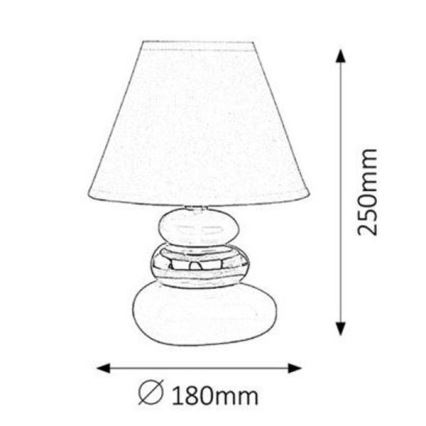 Rabalux - Stolní lampa 1xE14/40W/230V