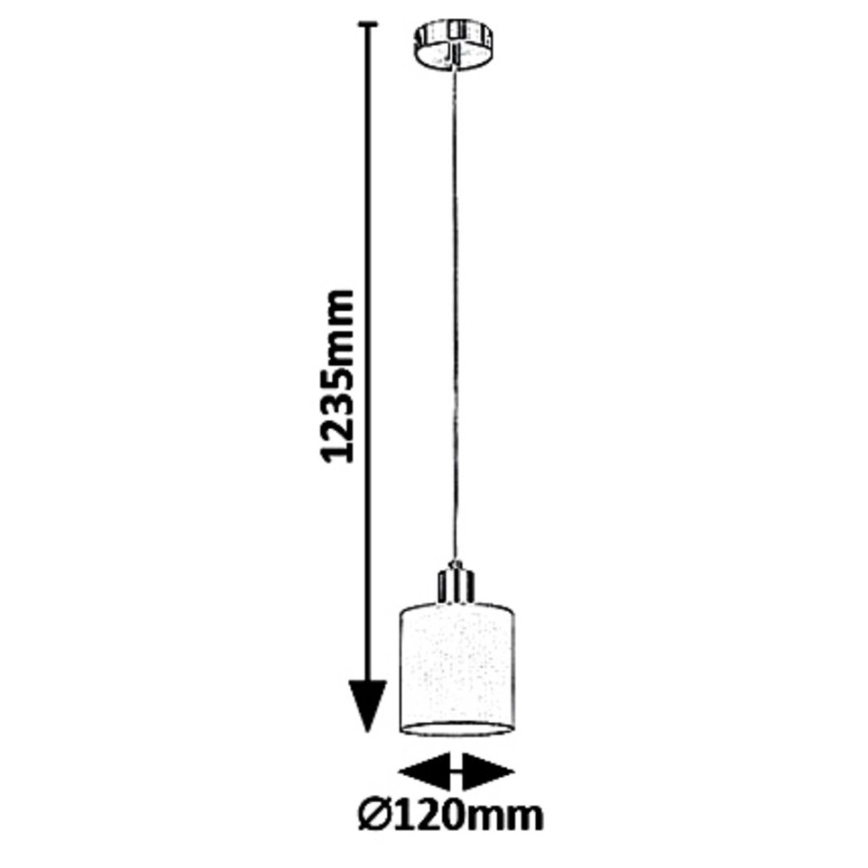Rabalux - Lustr na lanku NATINA 1xE14/25W/230V