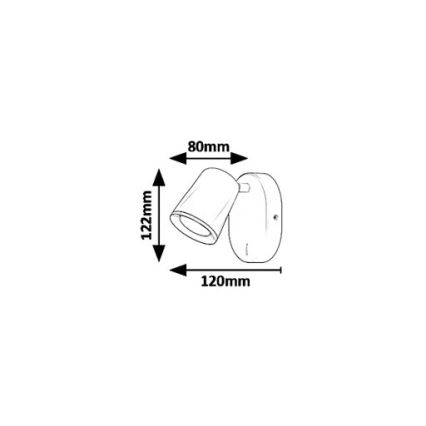 Rabalux - LED Nástěnné bodové svítidlo LED/6W/230V