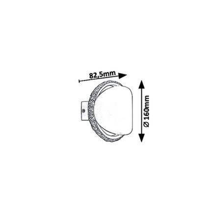 Rabalux - LED Nástěnné svítidlo CAPRIANA LED/6W/230V