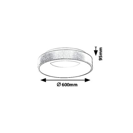 Rabalux - LED Stropní svítidlo CARMELA LED/50W/230V