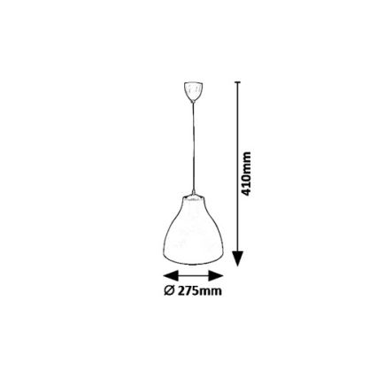Rabalux - Lustr na lanku 1xE27/40W/230V