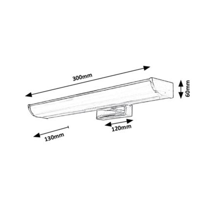 Rabalux - LED Koupelnové nástěnné svítidlo LED/5W/230V IP44