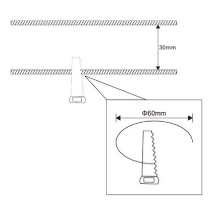 Rabalux - LED Koupelnové podhledové svítidlo LED/3W/230V IP44 bílá