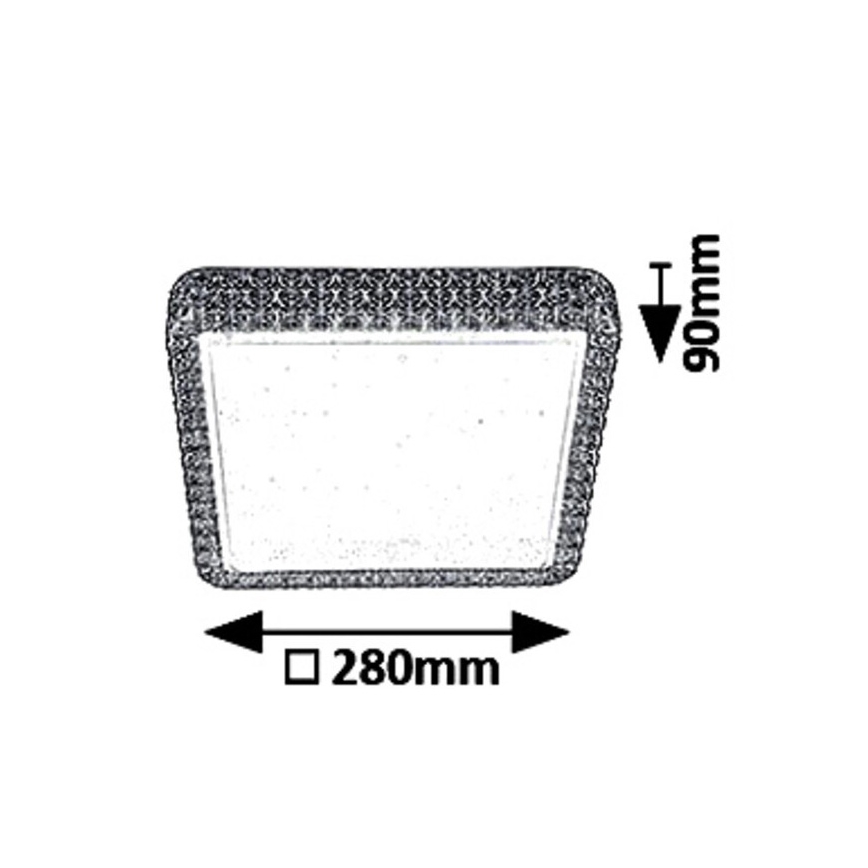 Rabalux - LED Stropní svítidlo LED/12W/230V 28x28 cm