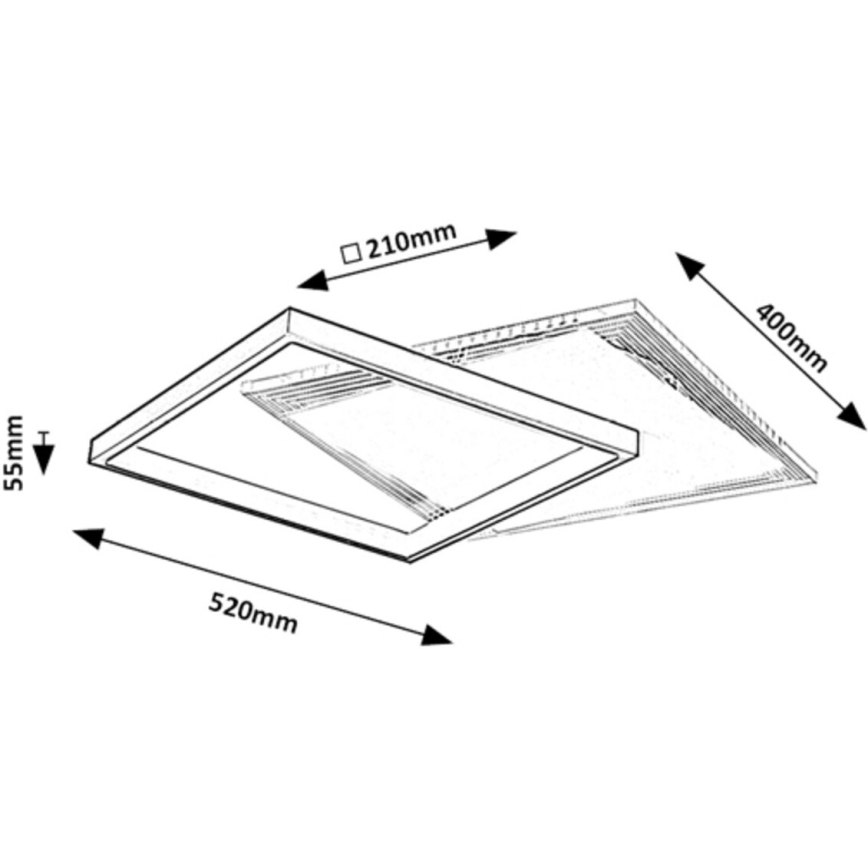 Rabalux - LED Stropní svítidlo LED/35W/230V 40x52 cm